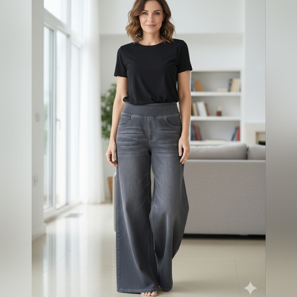 HALARA Gray Wide Leg Pants